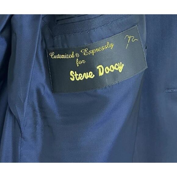 Hickey Freeman Blazer Sport Coat Blue Wool 41R Men's Tailored Career Office - Picture 9 of 11